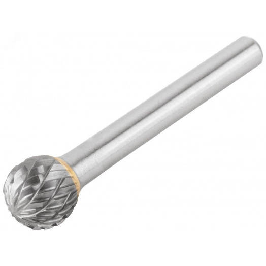 Шарошка карбидная, штифт 6 мм, тип ''D'', сферическая 12х10х55 мм