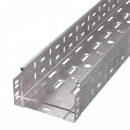 Лоток перфорированный Стандарт INOX (AISI 409) 150х80х3000 (0,7 мм) (6 м/уп)