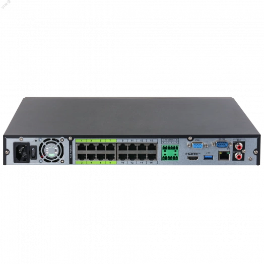 Видеорегистратор IP 16-канальный  PoE до 2 HDD