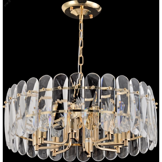 Люстра Janice 1044-308 8 х Е14 40 Вт хрусталь Rivoli (Б0061210)