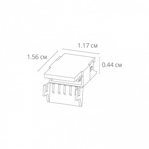 Коннектор токопроводящий Arte Lamp STRIP-ACCESSORIES A32-10-MIX Пластик Белый