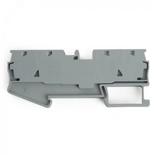 Зажим самозажимной, 4-проводной проходной ЗНИ - 2,5, JXB ST 2,5, серый