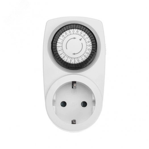 Розетка с механическим таймером суточный 30мин/24ч 48 ON/OFF RX-21