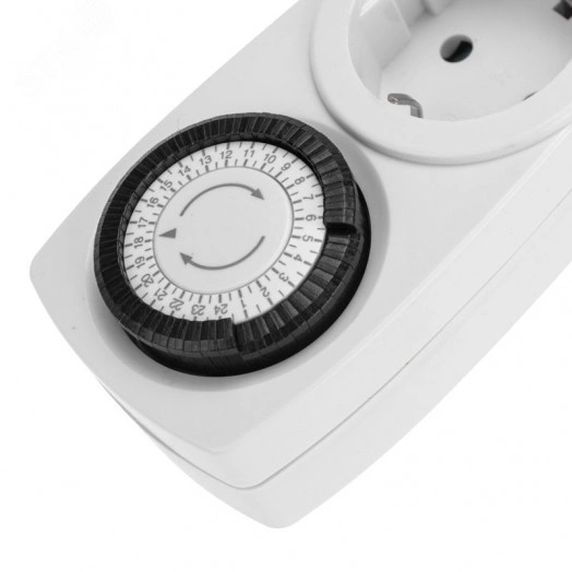 Розетка с механическим таймером суточный 30мин/24ч 48 ON/OFF RX-21