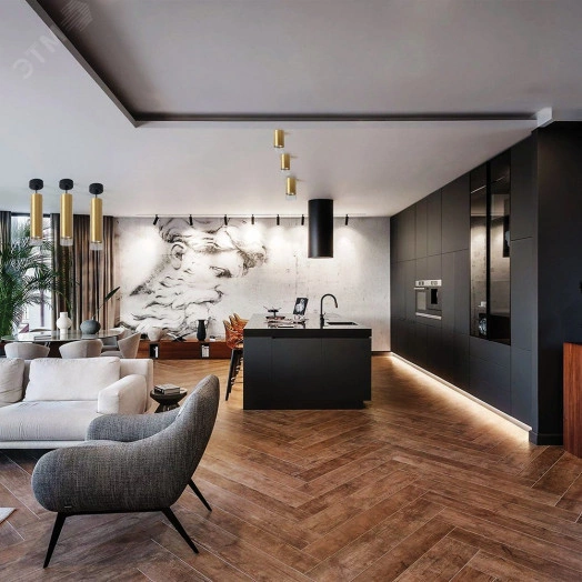 Светильник ДПО GU10 без лампы золото