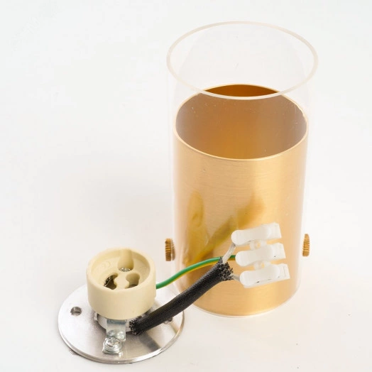 Светильник ДПО GU10 без лампы золото