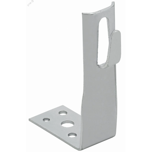 Держатель проводника круглого 6-8мм угловой h=80мм оцинкованная сталь IEK