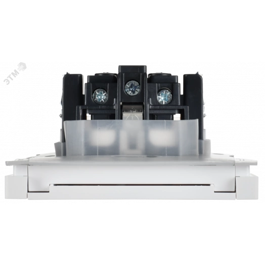 FORTE&PIANO Розетка 1-местная с заземлением с защитными шторками и крышкой винтовое крепление 16А IP44 FP221 белый IEK