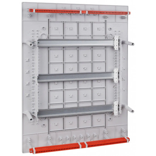 Щит распределительный навесной на 54 модуля с горизонтальной дверцей белый IP41 (ЩРн-П-54)