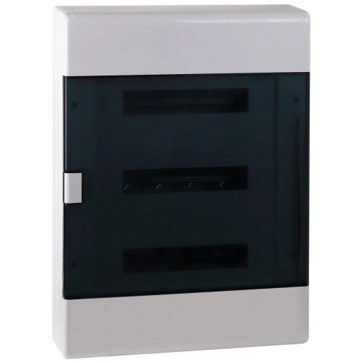 Щит распределительный навесной на 54 модуля с горизонтальной дверцей белый IP41 (ЩРн-П-54)