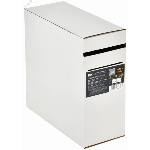 Оплетка кабельная 6-10мм полиэстер 100м черная IEK