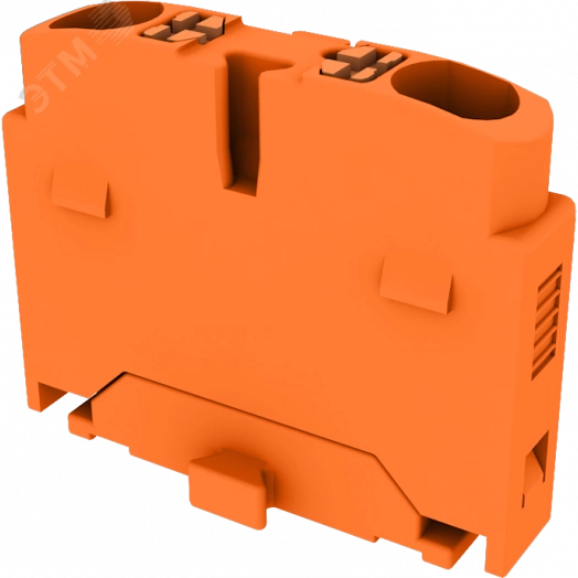 Блок распределит. TP Push-in, 2 точки подключения, сечение 1,5 мм. кв., оранжевая