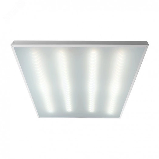 Светильник светодиодный ДВО-36w 595х595х40 4000К 3600Лм CRI90 c блоком аварийного питания 1ч матовый TR Армстронг