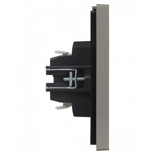 FORTE&PIANO Выключатель 1-клавишный 10А FP501 сталь IEK