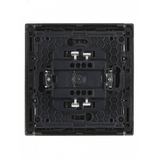 FORTE&PIANO Выключатель 1-клавишный 10А FP501 сталь IEK