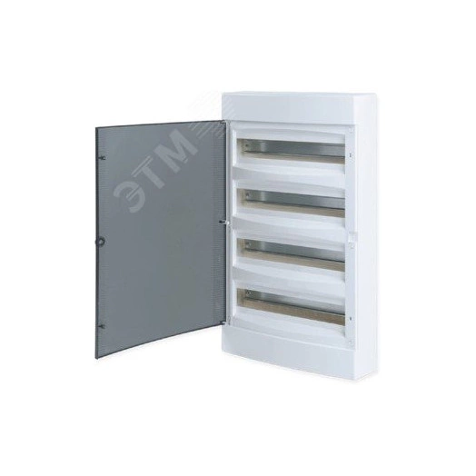 Щит распределительный навесной Unix прозрачн я    дверь 4х12 (48) модулей 653x287x112 IP40