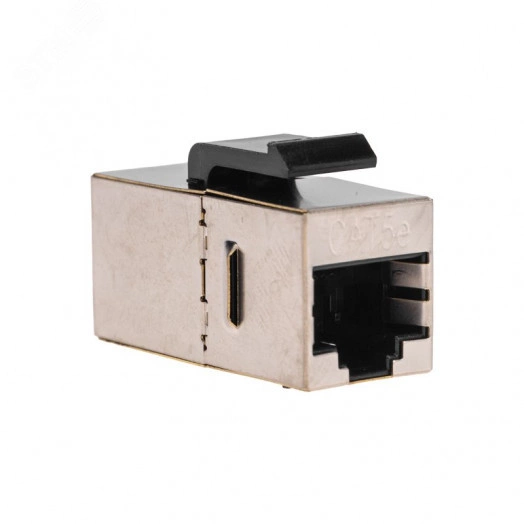 Адаптер проходной формата Keystone Jack RJ-45(8P8C) FTP CAT 5e