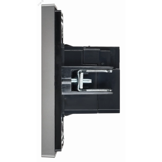 FORTE&PIANO Розетка USB A+C 18Вт FP551 сталь IEK