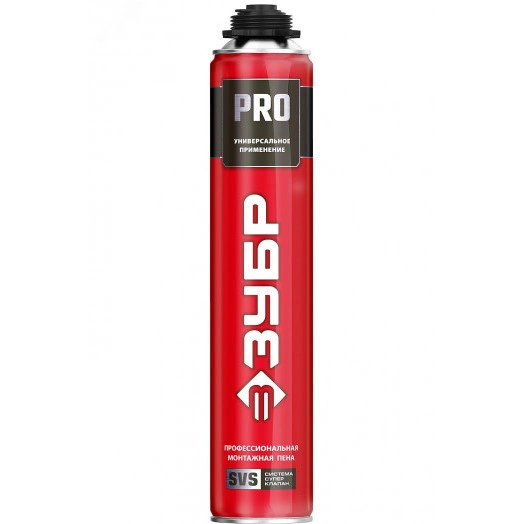 Пена монтажная, пистолетная, всесезонная, 750мл, SVS, PRO
