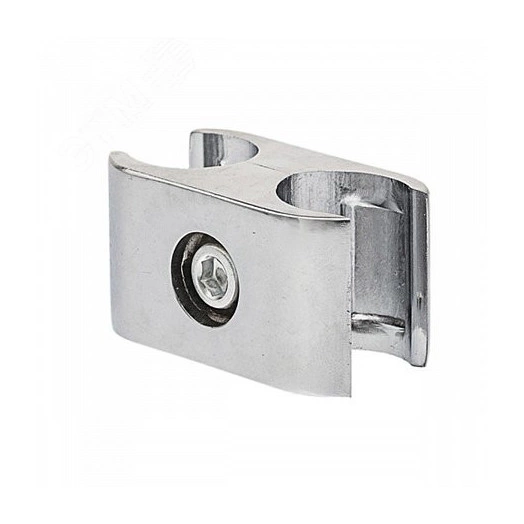 Соединитель труба-панель параллельно хром (1 шт) - пакет Tech-Krep