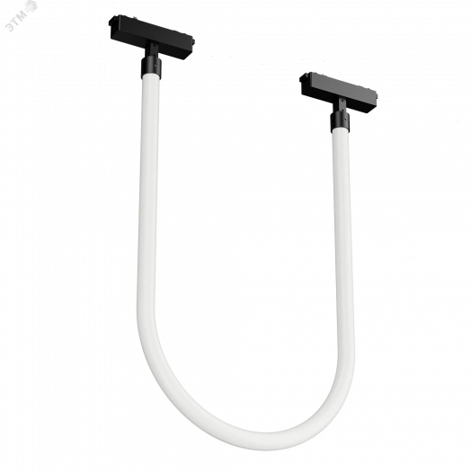 Светильник светодиодный трековый подвесной Flex Tube Opal L1000 для магнитной системы Galakti 244x26x565 мм 16 Вт 4000 K 360 град CRI>90 черный