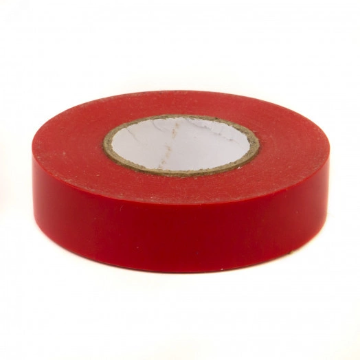 Лента изоляционная ПВХ 19x0,15 20м в рулоне Красная