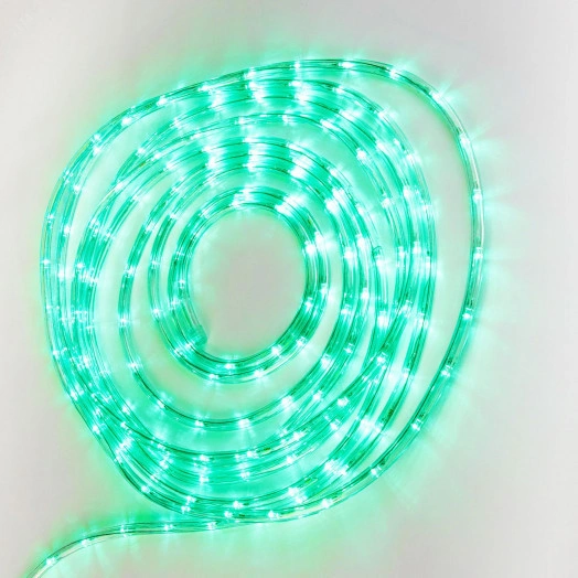 Гирлянда светодиодная Дюралайт ULD-D50 8M/С08 IP44 GREEN 8м С контроллером Зеленый свет Провод белый ТМ