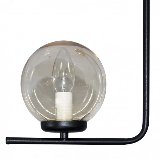 Светильник Лоу 151 черн.муар(Плафон 7590) НПБ 01-5х40-162 Е14  потолочный