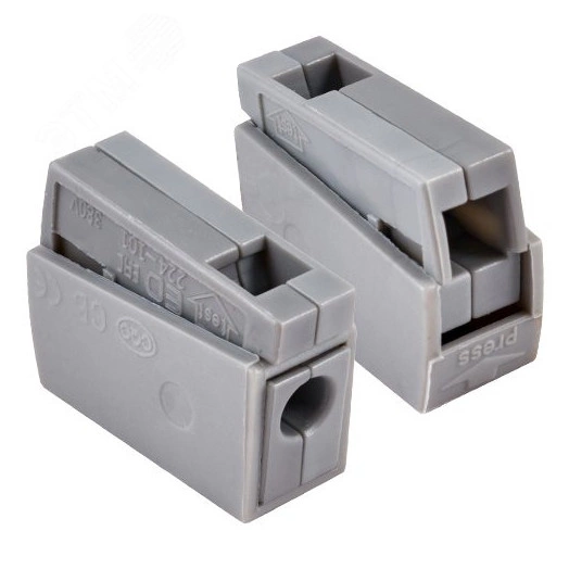 Клемма соединительная  1-контактная (6шт) Elеctrodeel. Диапазон сечений 0,5-2,5 мм2. Номинальный ток/напряжение: 24А/380В. Для ламп.Упаковка: блистер.