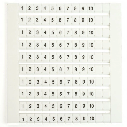 Маркеры для ЗНИ (JXB ST)  с нумерацией 1-10 LD556-5