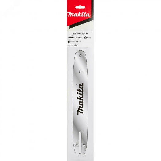 Шина для цепных пил, длина 35см/14'', шаг3/8'', паз 1,3мм, SN, 52 звена