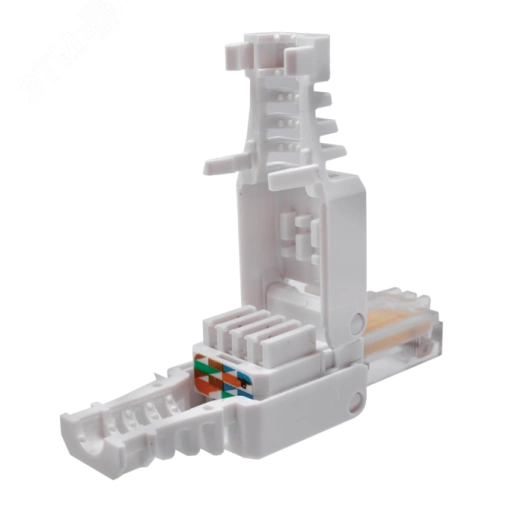 Коннектор 8P8C U/UTP Cat.5e (RJ-45) безынструментальный (DIY)