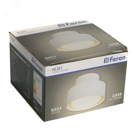 Светильник ДПО-12w GX53 без лампы IP44 белый