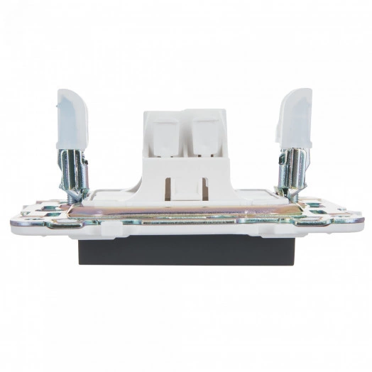 SKANDY Выключатель 1-клавишный проходной с индикацией 10А SK-V08G графит IEK