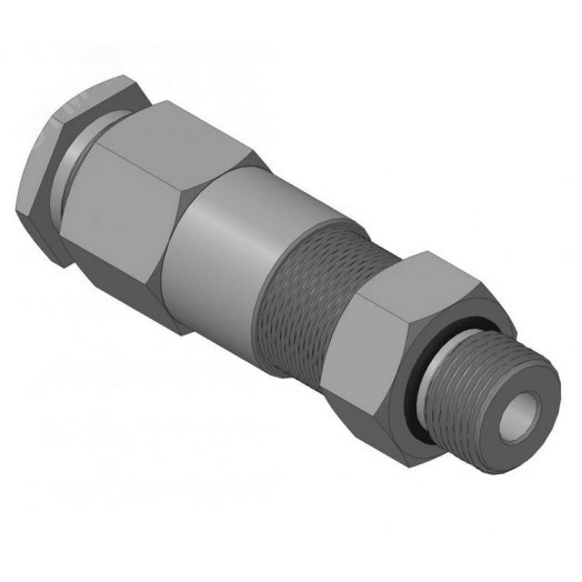 Ввод кабельный для бронированного кабеля с двойным уплотнением, резьбой G1/2, внешним диаметром кабеля D=8-12 мм и проходным диаметром кабеля d=4-8 мм