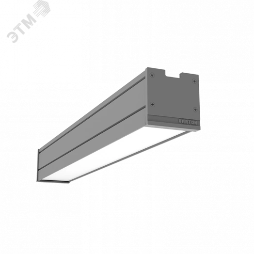 Светильник светодиодный Mercury Pro накладной 18 Вт 4000 К 514х65х65 мм IP54 RAL7045 серый муар с рассеивателем опал