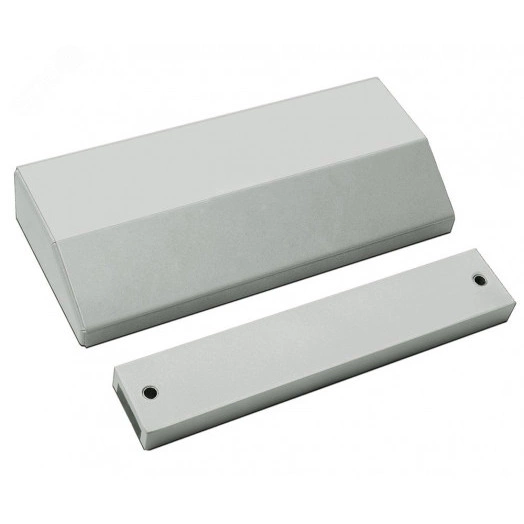 Замок электромагнитный ALM-250FT-24V, усилие удержания якоря 250 кгс, влагозащищенный, серый