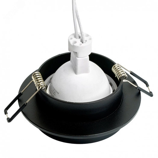 Светильник ИВО-50w G5.3 черный