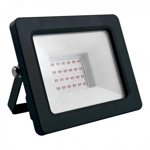 Прожектор светодиодный ДО-30w красный IP65