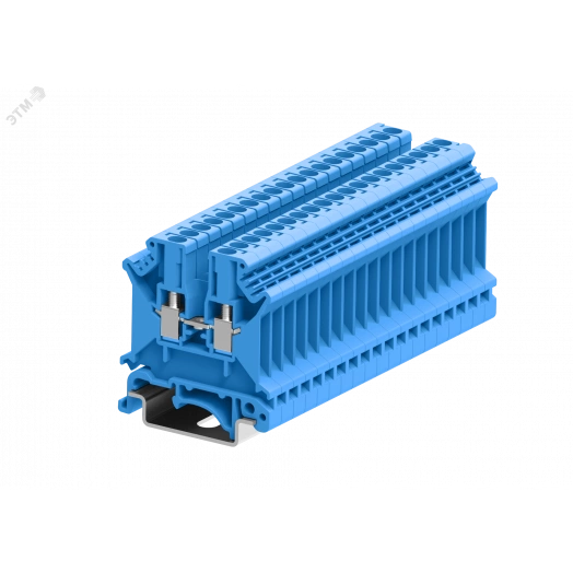 Клемма SUK 1-1 винтовая высокая, сечение 2,5 мм. кв., синяя
