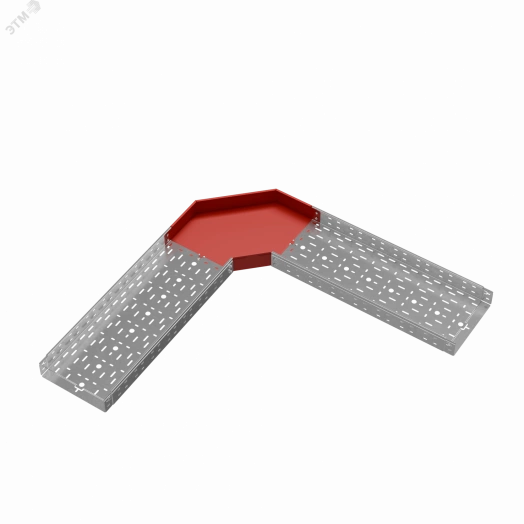 Угол горизонтальный 90 гр. 80х300 мм ПЛЮС