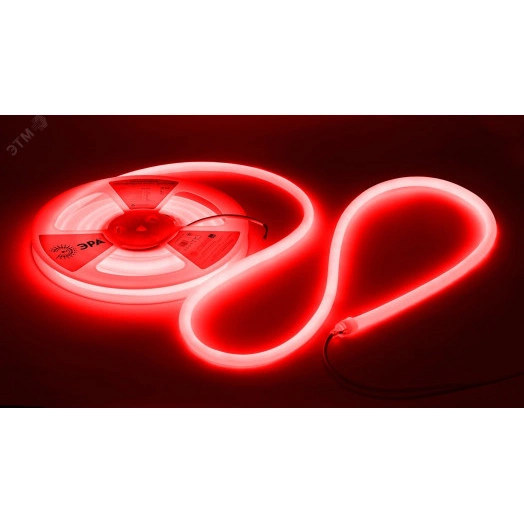Лента светодиодная термостойкая для бани LS2835-9,6-120-24-R-IP68-3 year-5m (красный) ЭРА