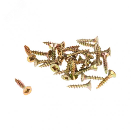 Саморез универсальный 3х16, желтый цинк, короб (500 шт./уп.)