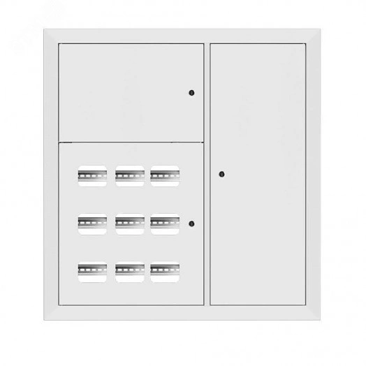 Щит этажный 9 кв. RAL9003 3 окна в ряд по гориз. (1000х950х150) EKF PROxima