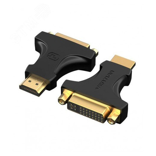 Адаптер переходник DVI 24 5F на HDMI 19M, двунаправленный, контакты позолоченные