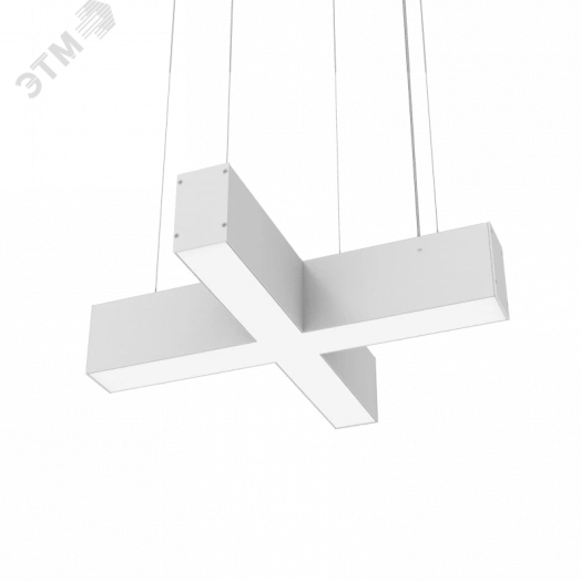 Светильник светодиодный ДСО-30Вт 4000К X-Line X-образный белый