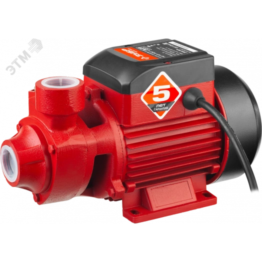 Насос вихревой поверхностный НС-М1-400-Ч ЗУБР, 400 Вт, чугунный корпус