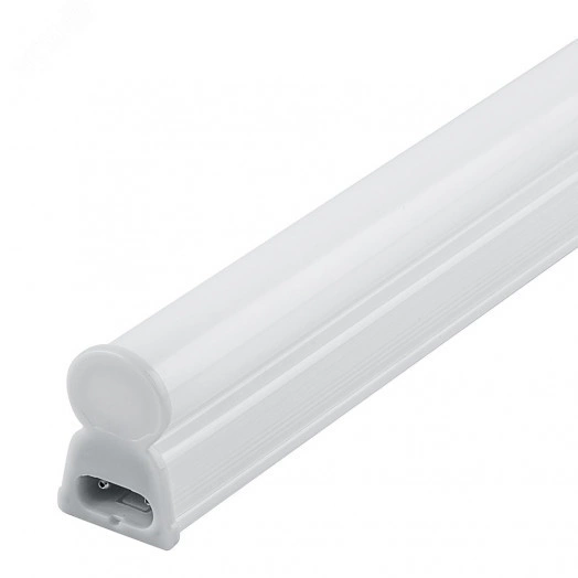 Светильник светодиодный ДПО-4w 4000К 350Лм пластик Т5 IP20 с выключателем и сетевым шнуром