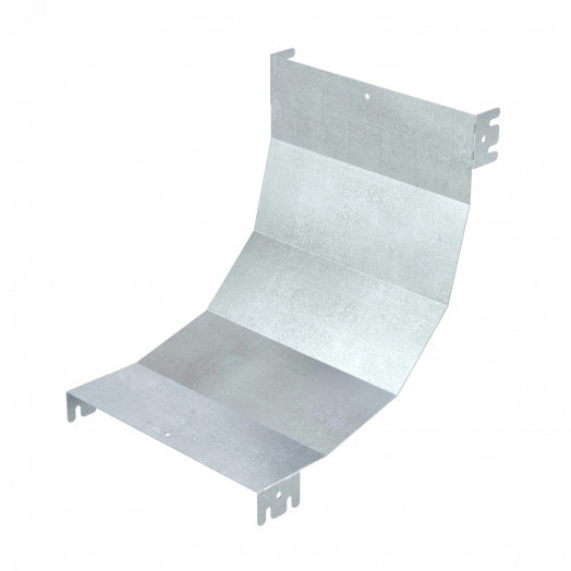 Крышка на угол вертикальный внутренний 90 градусов, 100х500 R900, горячеоцинкованная в комплекте с крепежными элементами исоединительными пластинами, необходимыми для монтажа