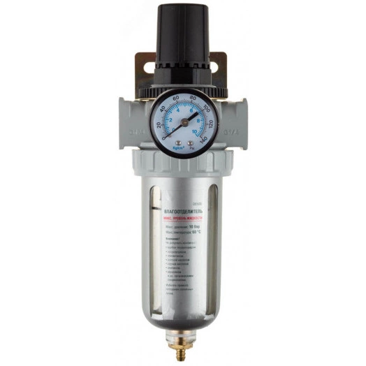 Набор аксессуаров ''INDUSTRIE QUALITAT'' для пневмосистем: манометр, влагоотделитель